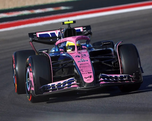 Franco Colapinto a bordo de su Alpine.