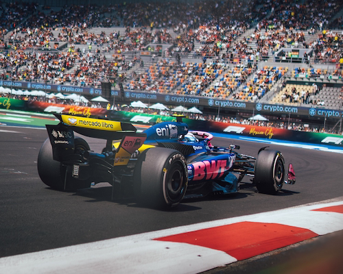 Franco Colapinto durante el Gran Premio de México 2025.