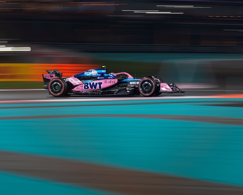 Alpine #43 de Franco Colapinto durante el Gran Premio de Abu Dhabi 2025.