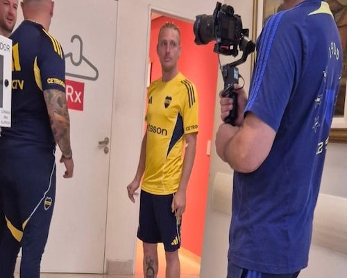 El Ruso ya viste azul y oro