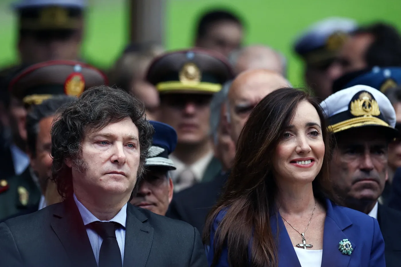 Javier Milei y Victoria Villarruel en un evento anterior