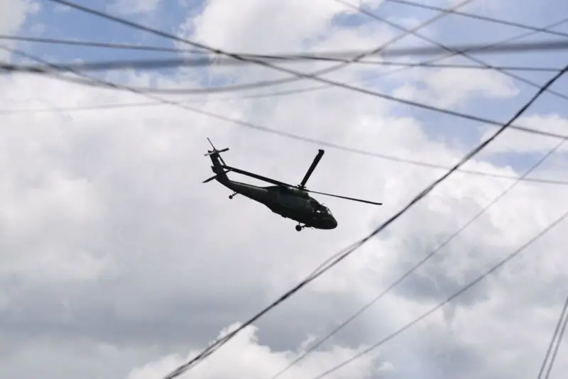 Helicóptero de la policía