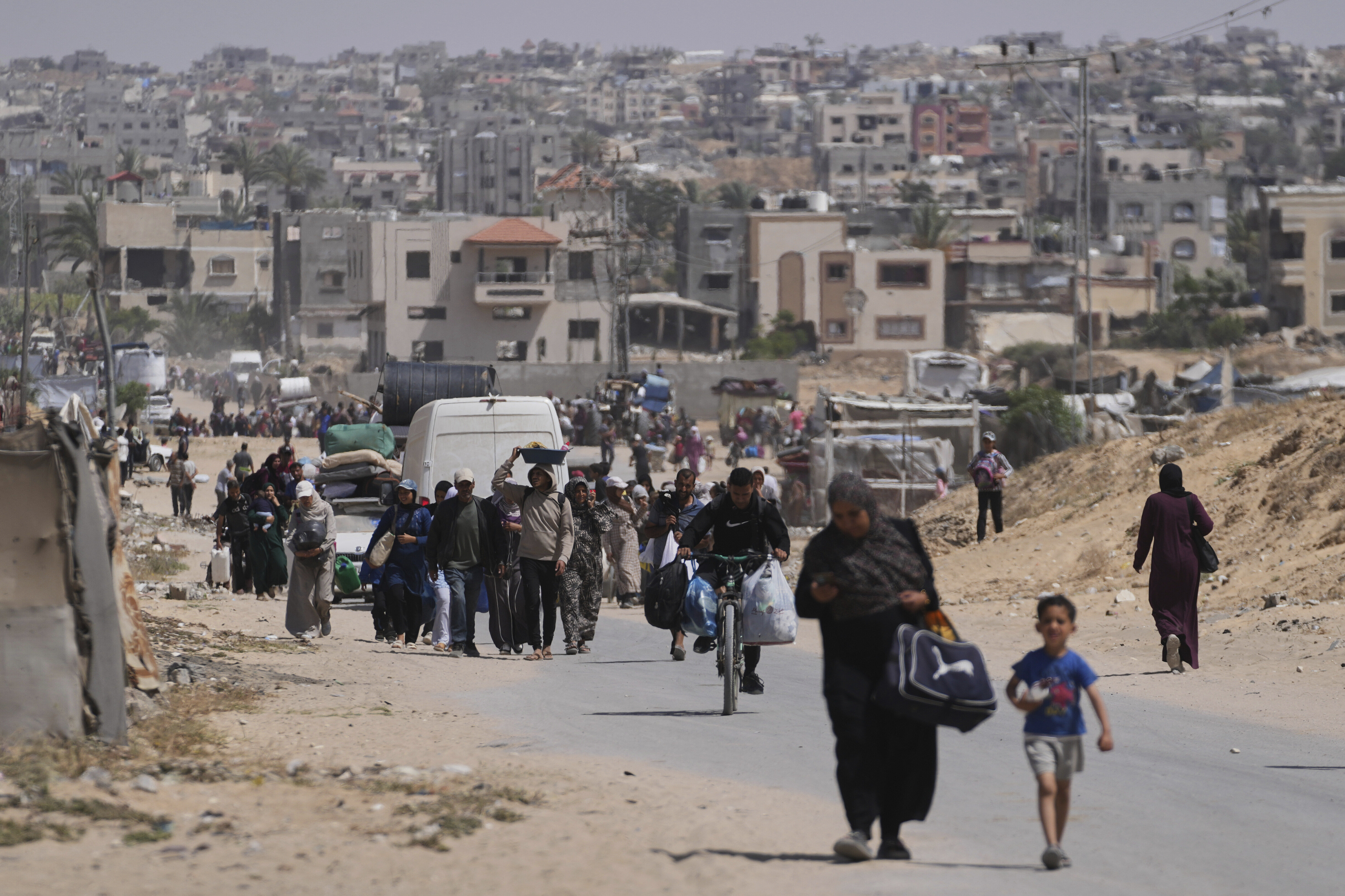 Palestinos desplazados