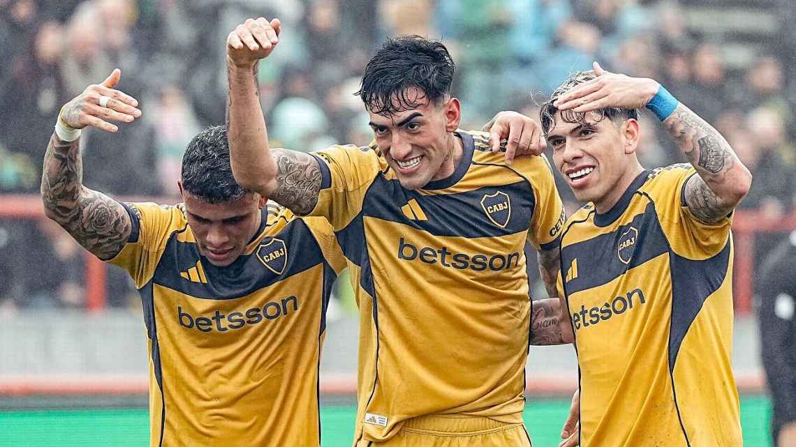 Ayrton Costa, Lautaro Di Lollo y Carlos Palacios