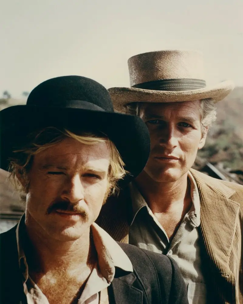 Paul Newman y Robert Redford en la película de 1969, Butch Cassidy and the Sundance Kid.