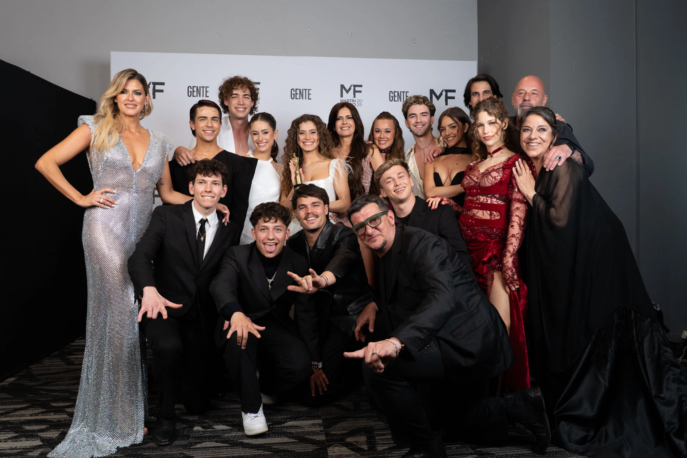 Parte del elenco de Margarita, la serie juvenil de Cris Morena con más nominaciones de la velada