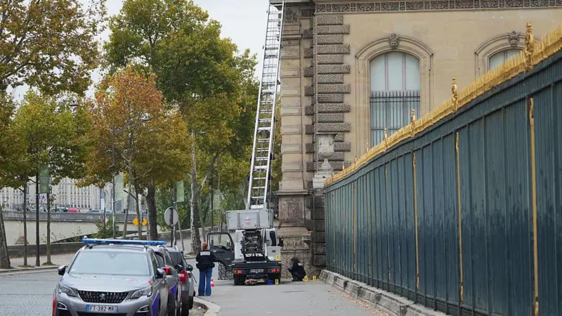 El montacargas usado por los ladrones para acceder al edificio.
