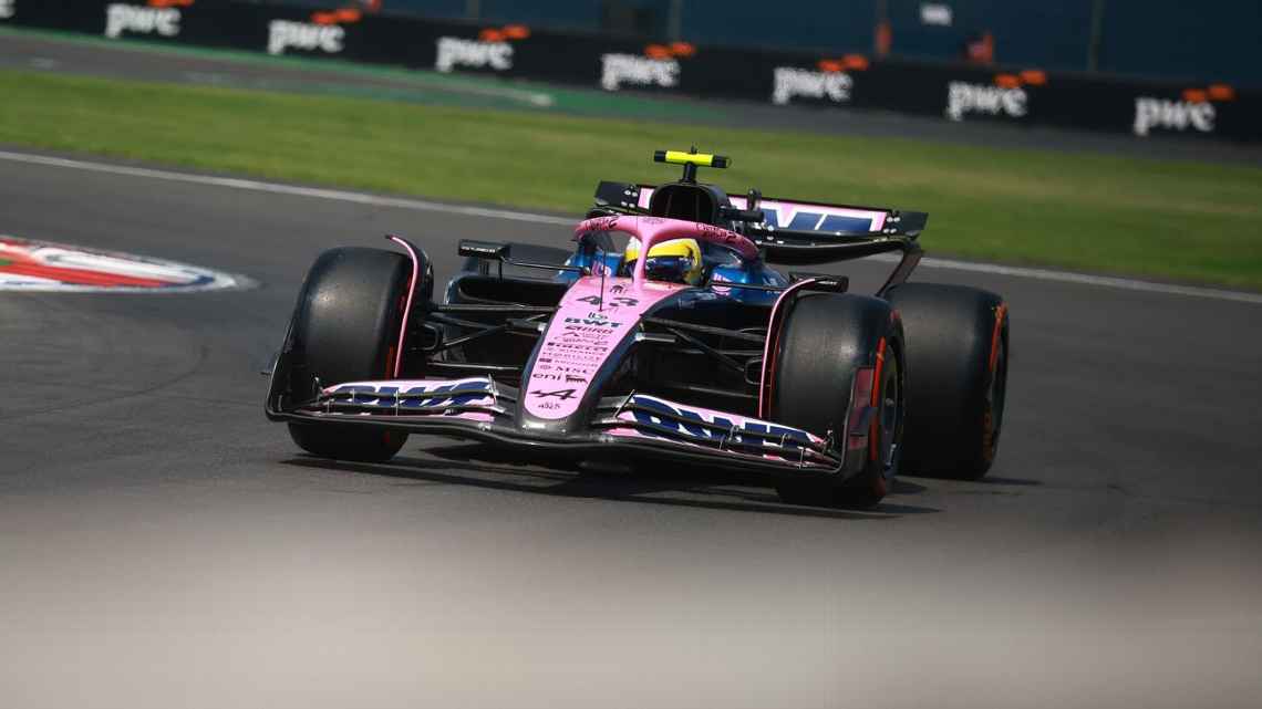 Alpine A525 de Franco Colapinto en el GP de Ciudad de México