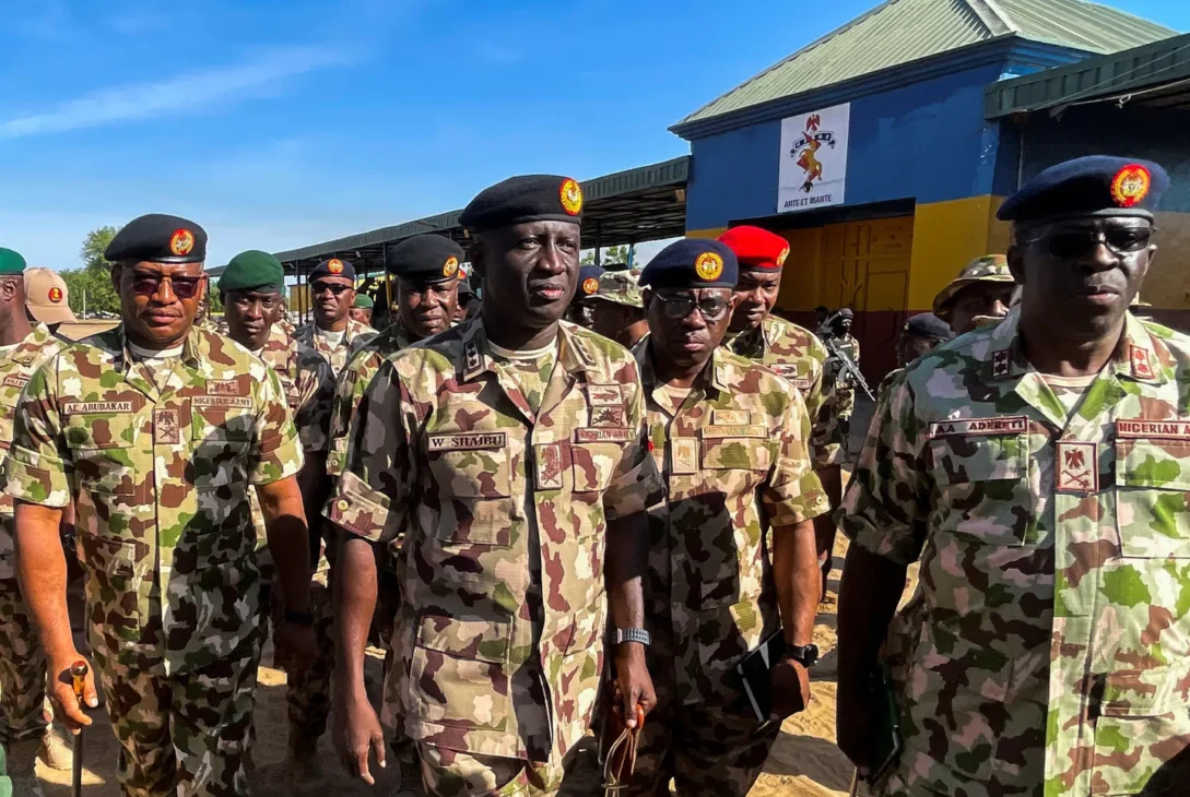 Miembros de alto rango de las fuerzas de seguridad nigerianas